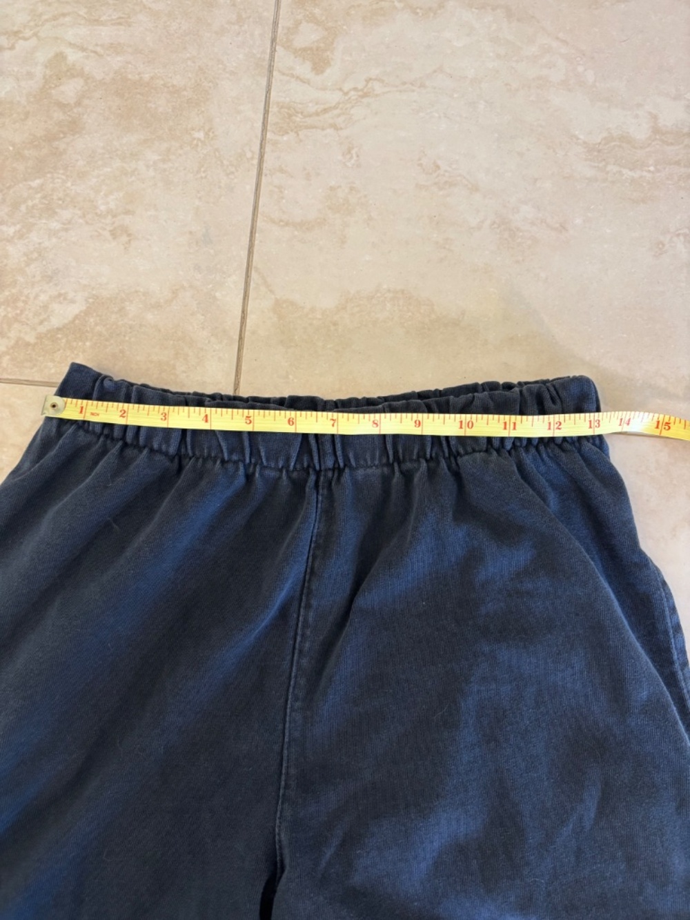 Brandy Melville Black Distressed 100% cotton pants made in Italy - Picture 6 of 9